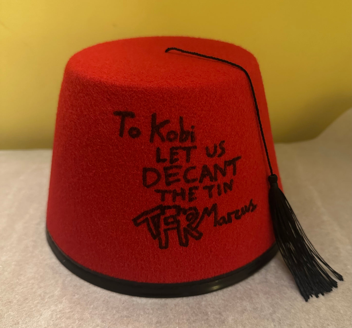 Fez Hat from Tinned Fish Reviews - Identical to What I Wear in Most of my Videos
