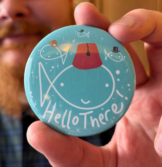 "Hello There!" Fridge Magnet