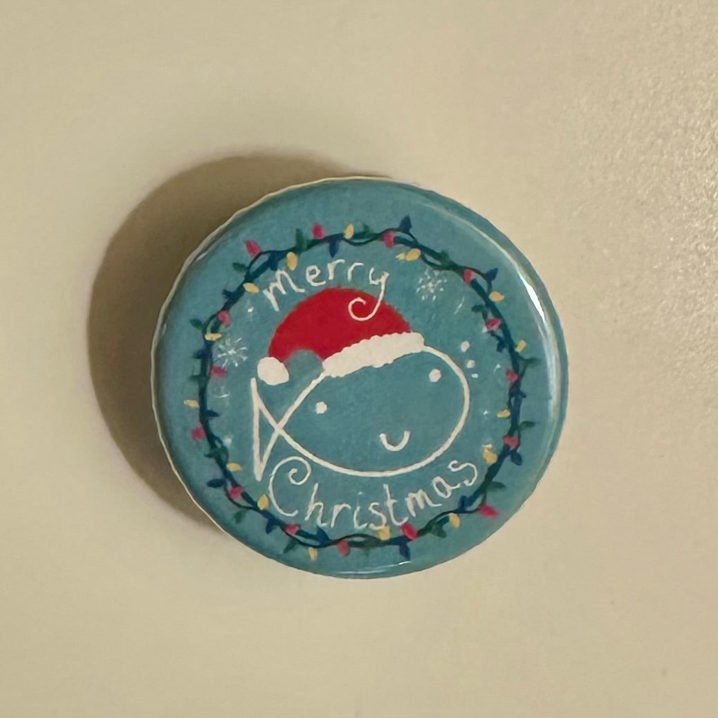 Merry Christmas Jumper and Badge