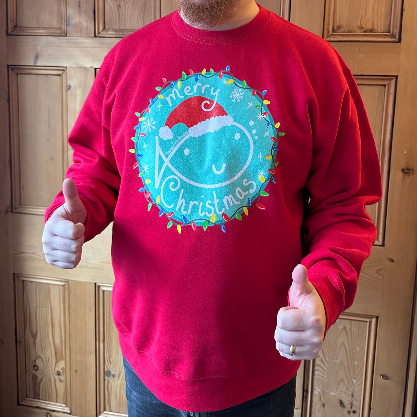 Merry Christmas Jumper and Badge