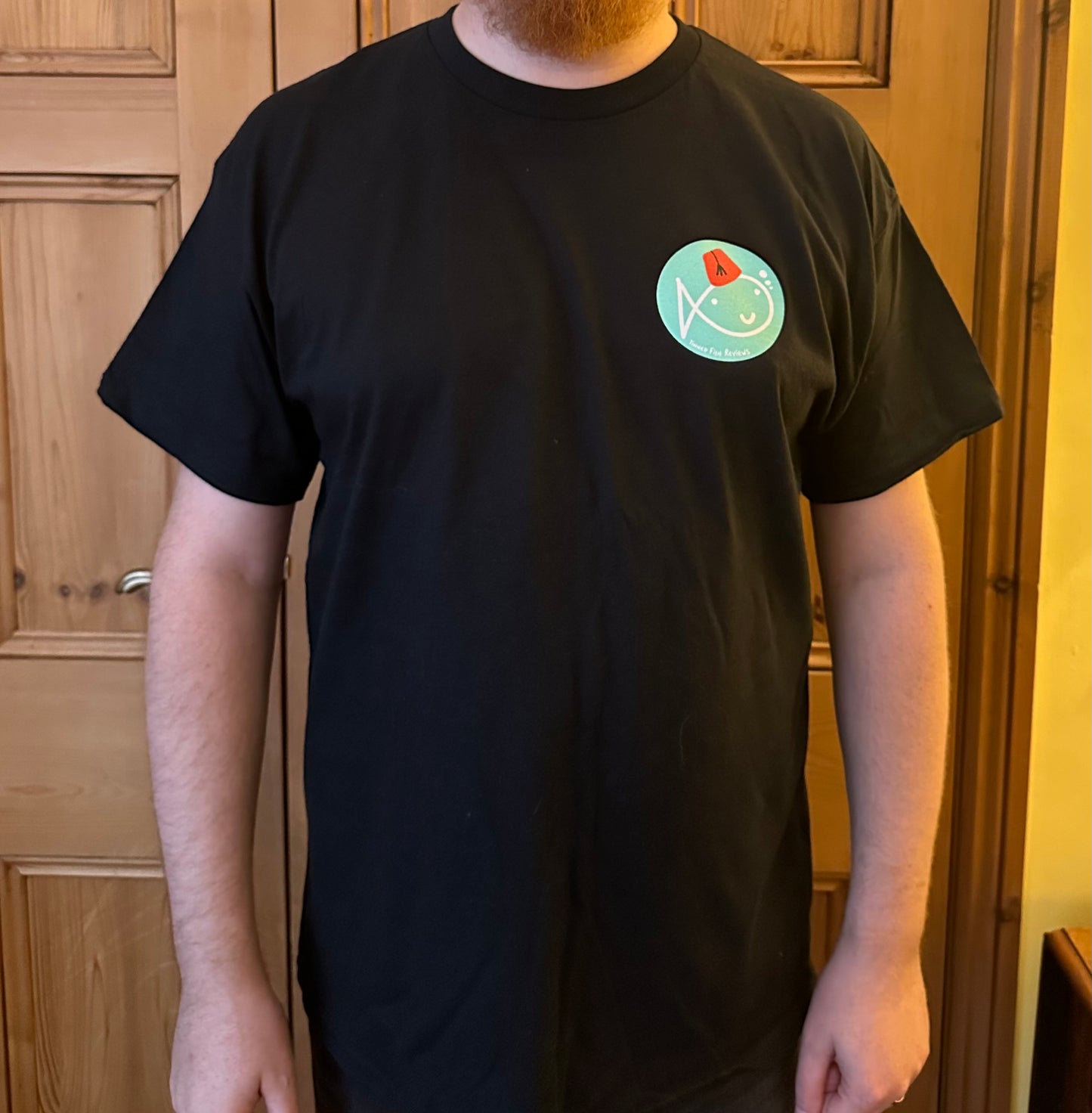 Fish in Fez T-shirt in Black