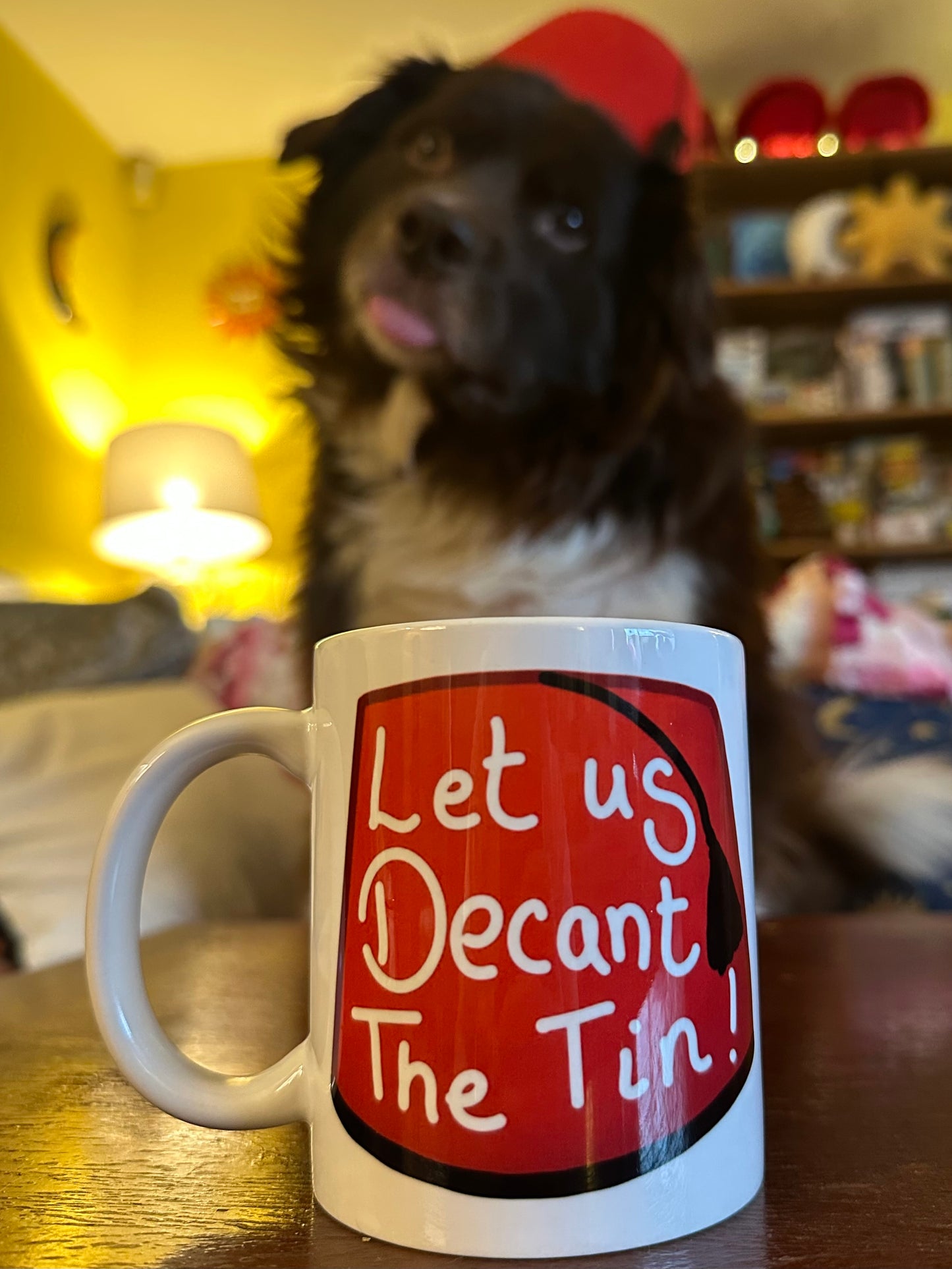 Let Us Decant The Tin Mug