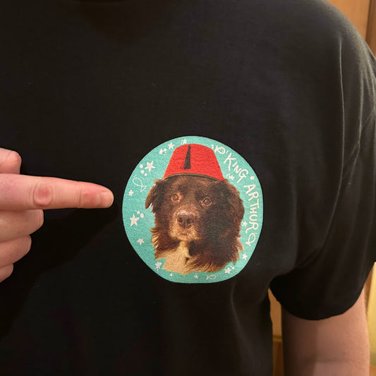 King Arthur T-shirt in Black