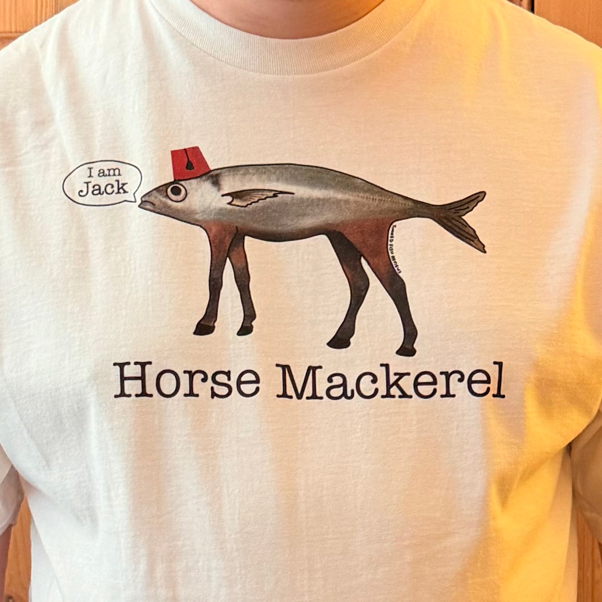 Horse Mackerel T-shirt White