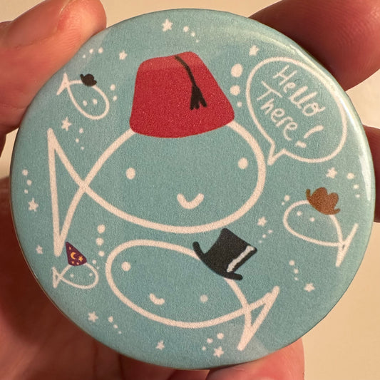 “Hello There!" Fridge Magnet V2