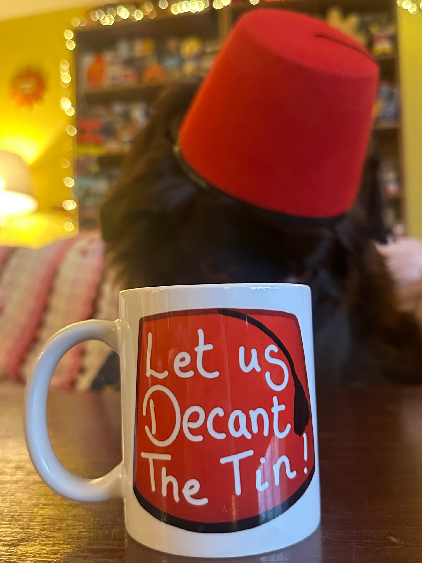 Let Us Decant The Tin Mug