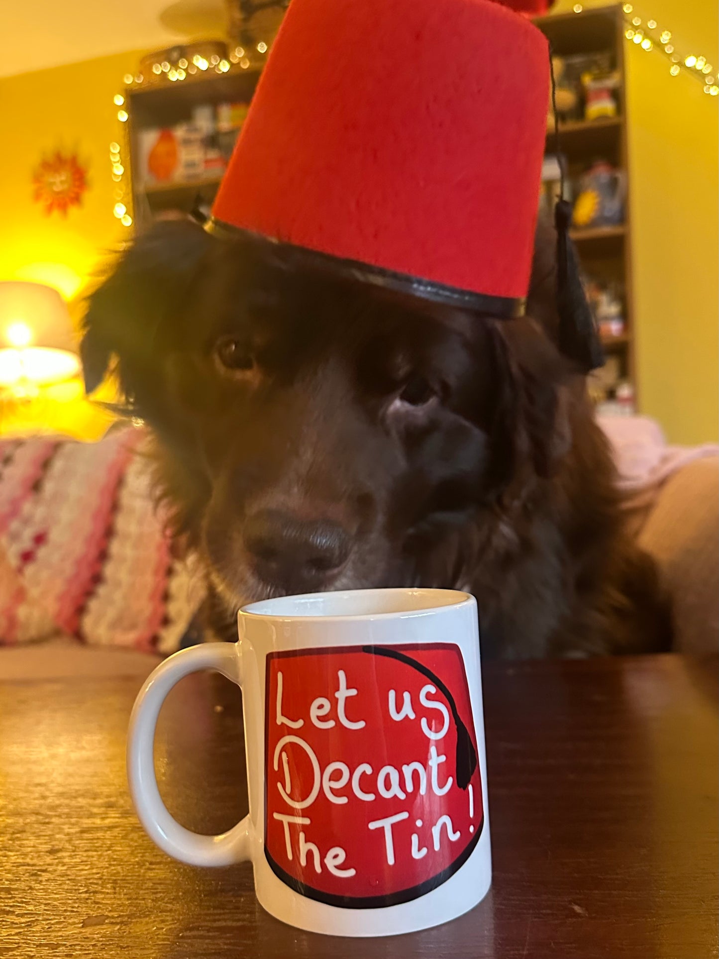 Let Us Decant The Tin Mug