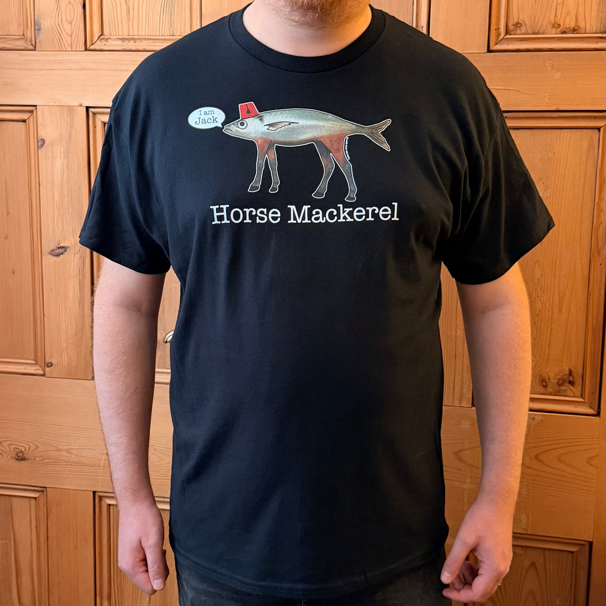 Horse Mackerel T-shirt Black