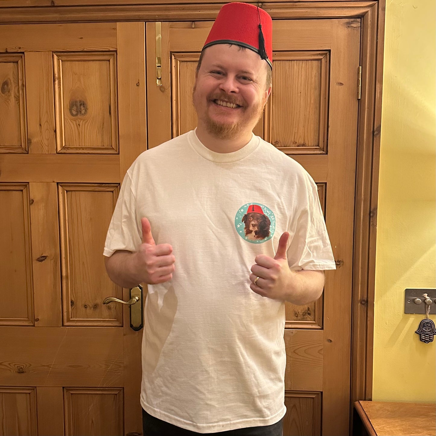 King Arthur T-shirt in White