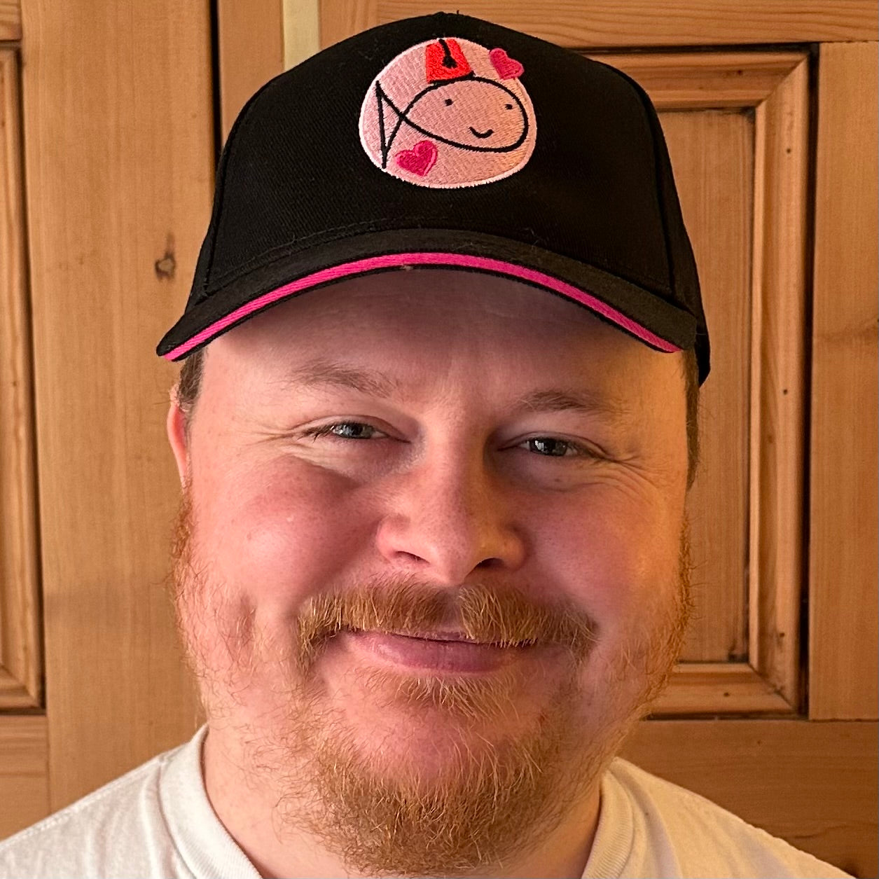 Pink Fish Reviews Baseball Cap