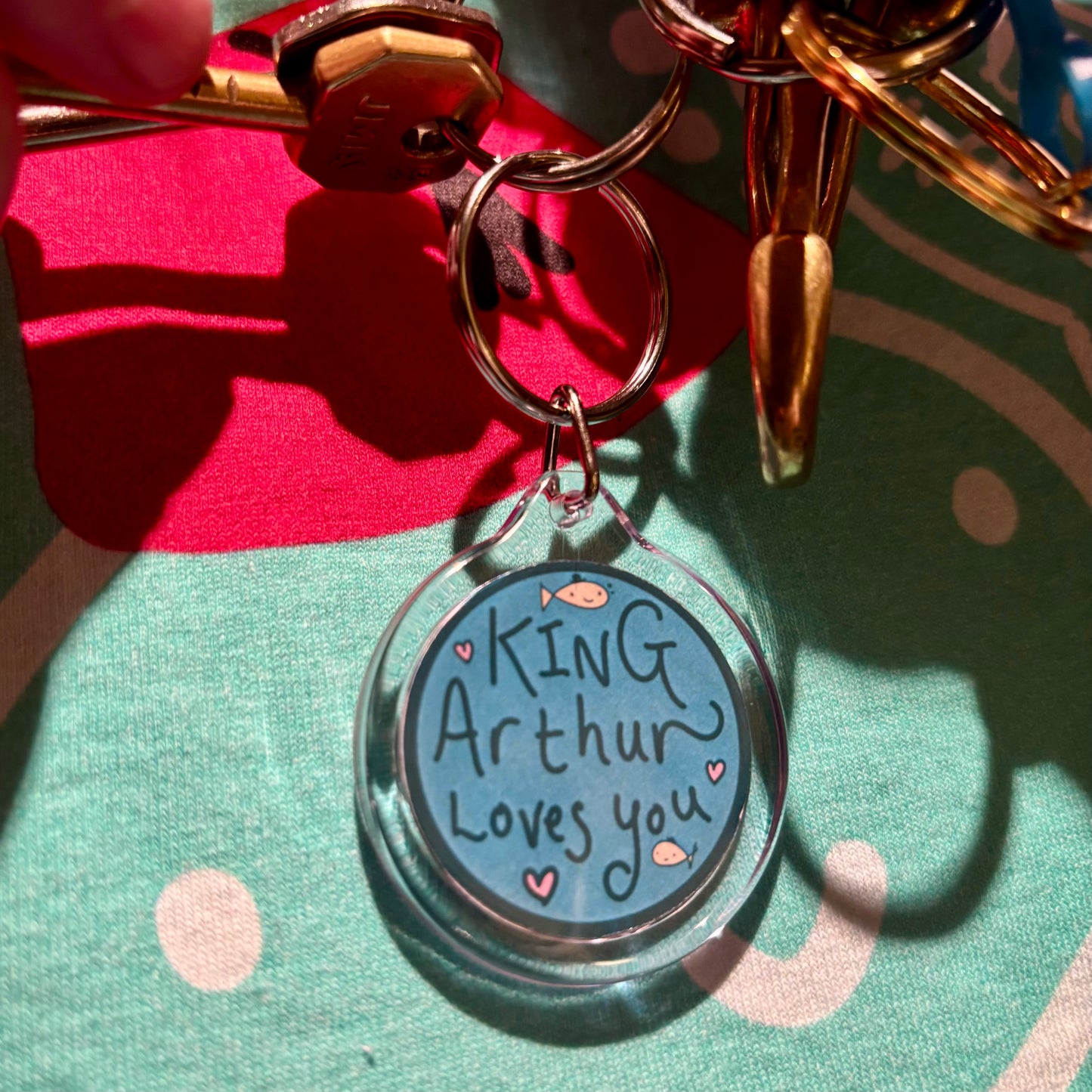 King Arthur Keyring
