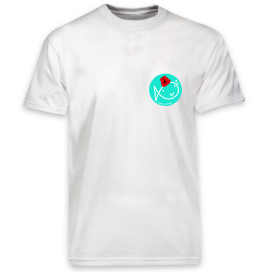 Little Fish in Fez T-shirt in white