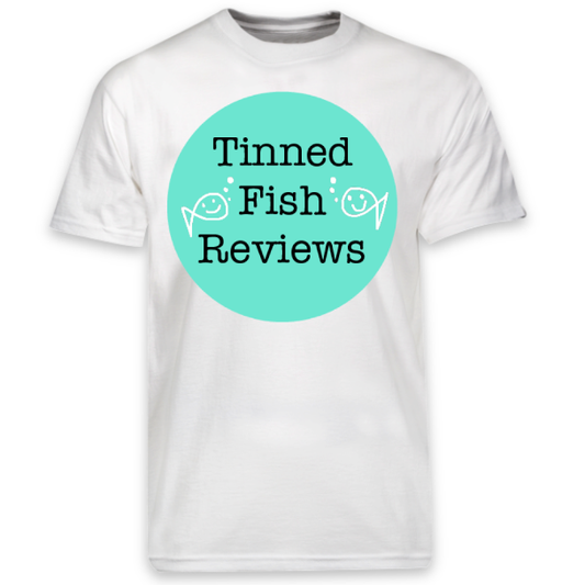 V2 Tinned Fish Reviews T-Shirt in WHITE